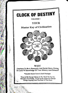 Clock Of Destiny Vol. I Original by C.M.Bey