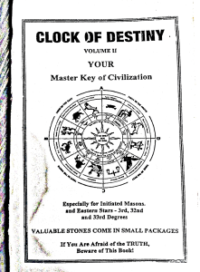 Clock Of Destiny Vol. II Original by C.M.Bey
