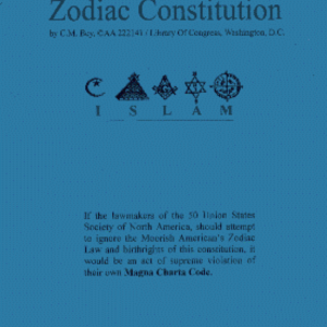 The Zodiac Constitution, by C.M. Bey