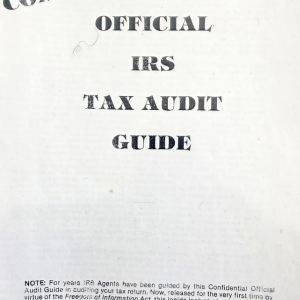 IRS Audit Handbook for special Agents